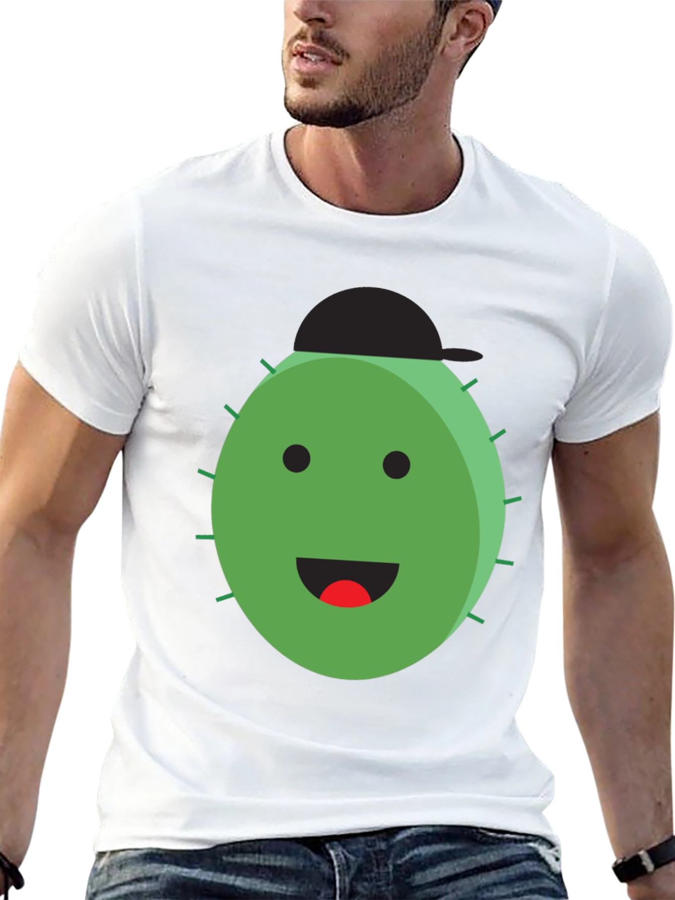 Cactus Dude Tee - Funny Graphic T-Shirt
