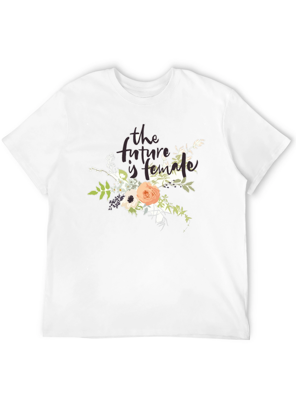 Feminist Floral Graphic T-Shirt