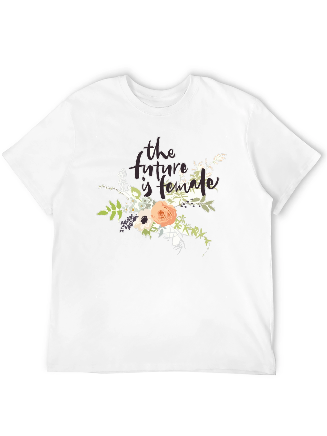 Feminist Floral Graphic T-Shirt
