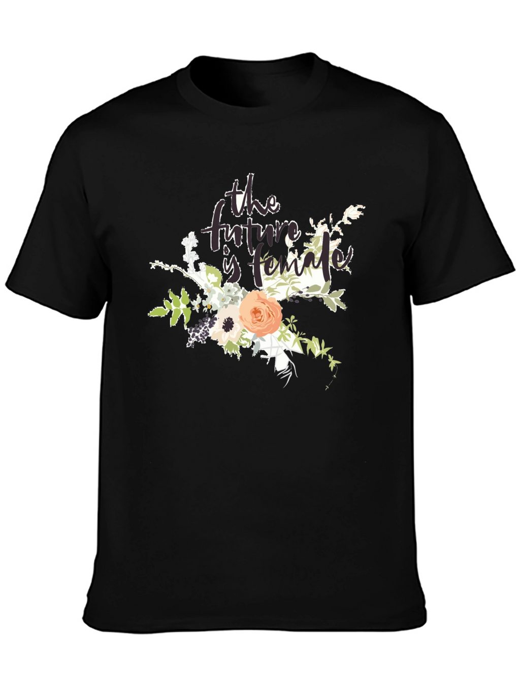 Feminist Floral Graphic T-Shirt