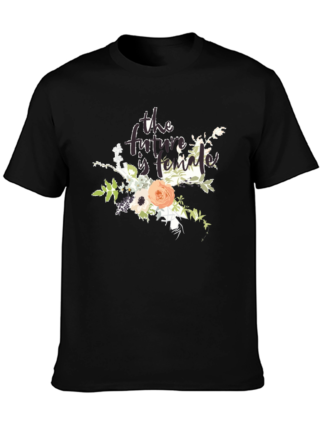 Feminist Floral Graphic T-Shirt