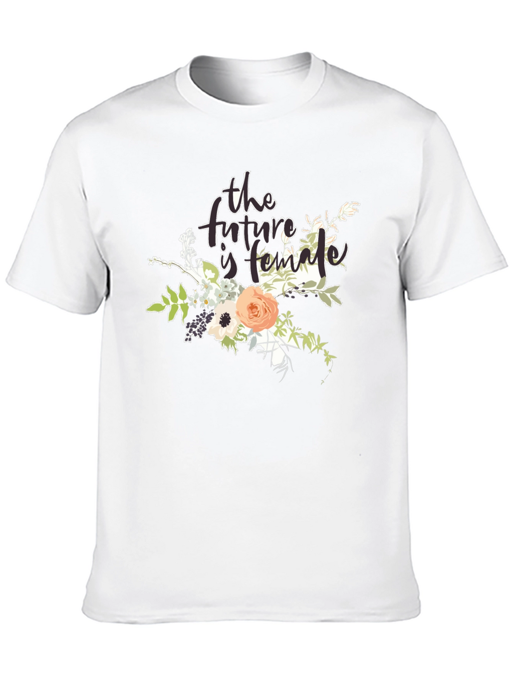 Feminist Floral Graphic T-Shirt