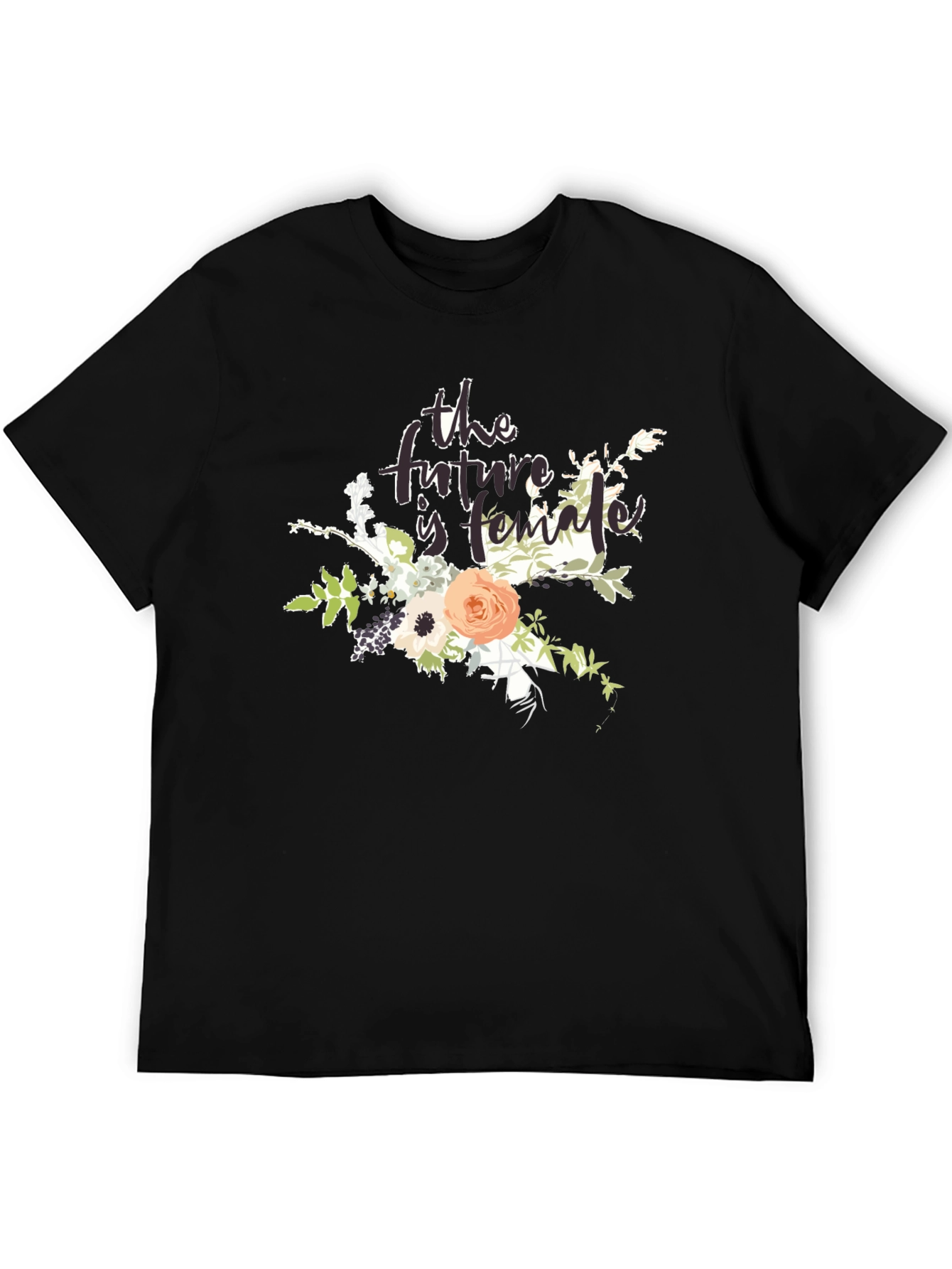 Feminist Floral Graphic T-Shirt