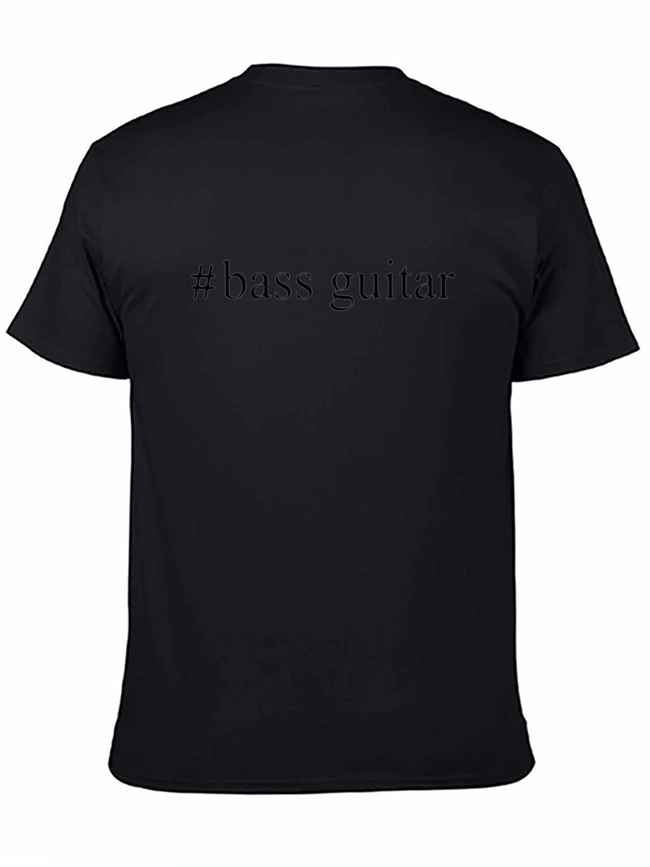 Bass Guitar Hashtag Graphic Tee
