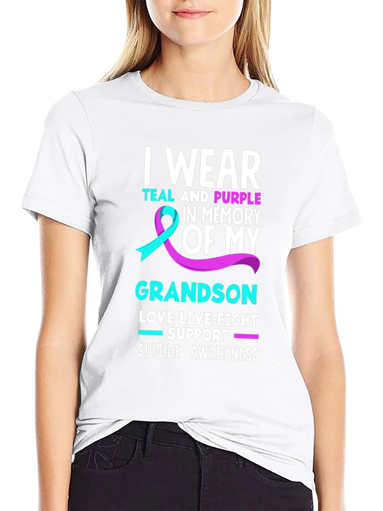 Suicide Awareness Grandson T-Shirt