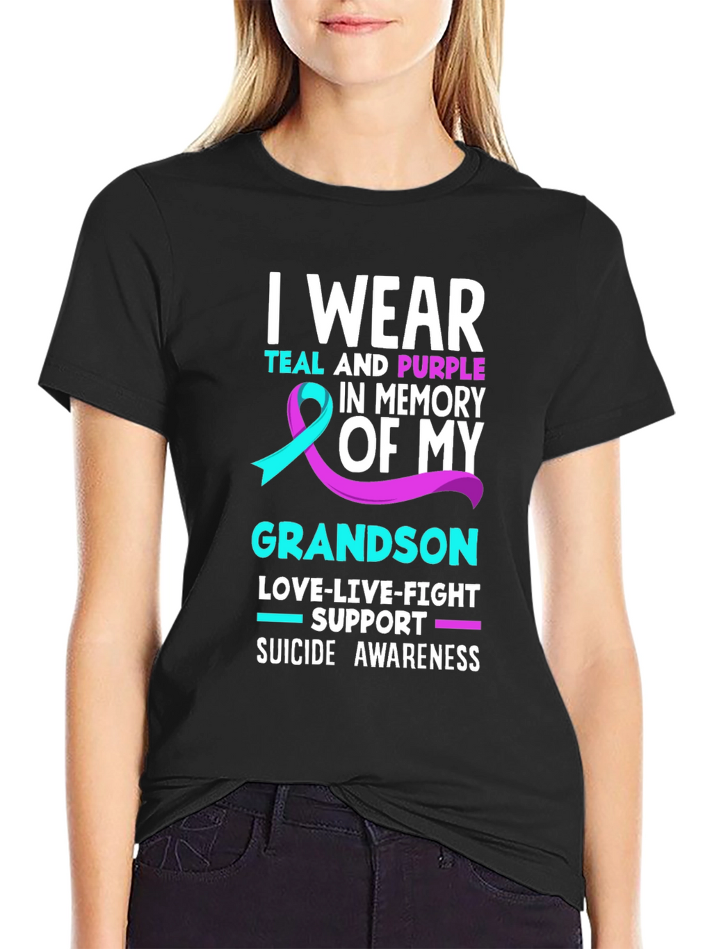 Suicide Awareness Grandson T-Shirt