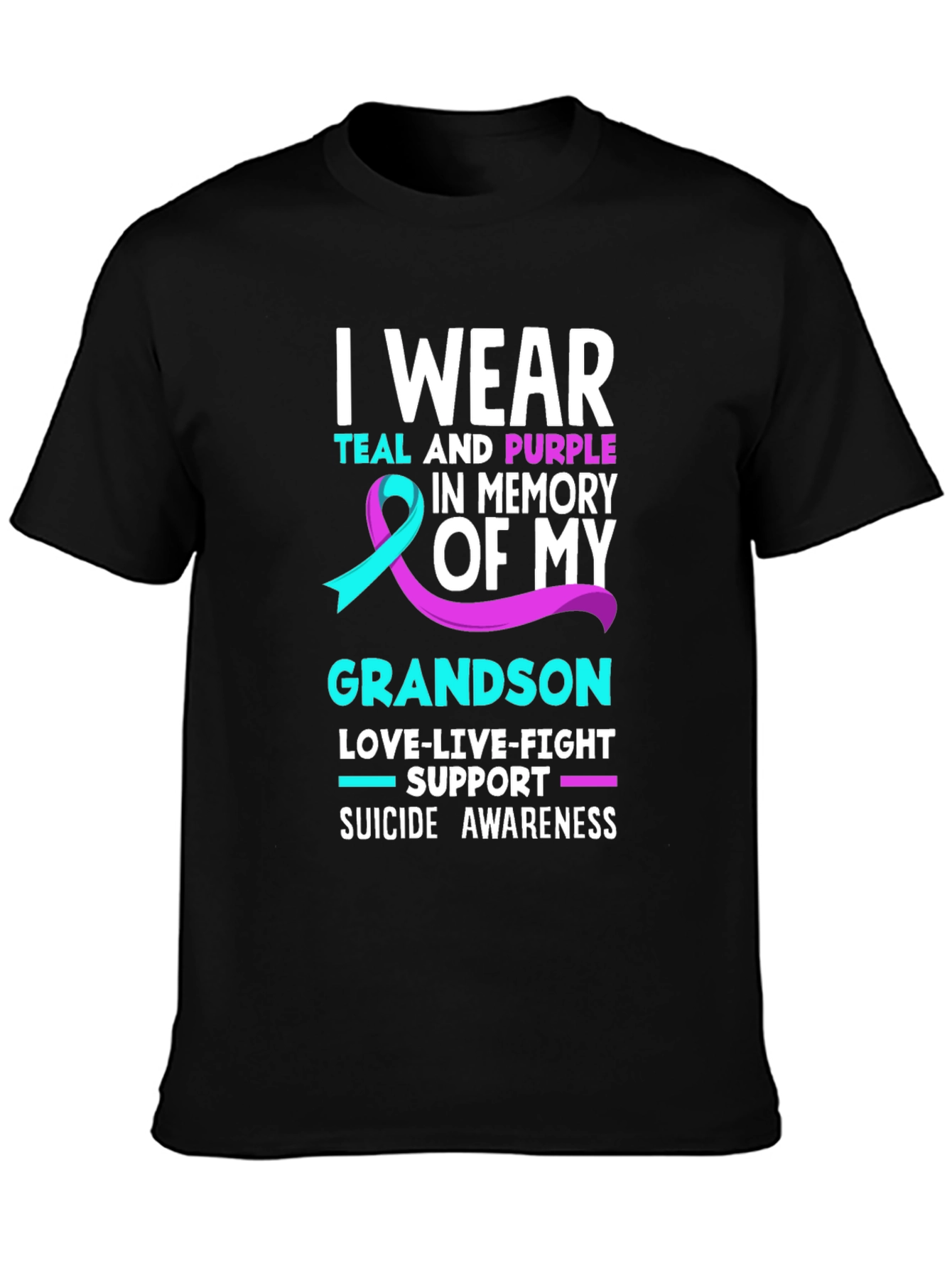 Suicide Awareness Grandson T-Shirt