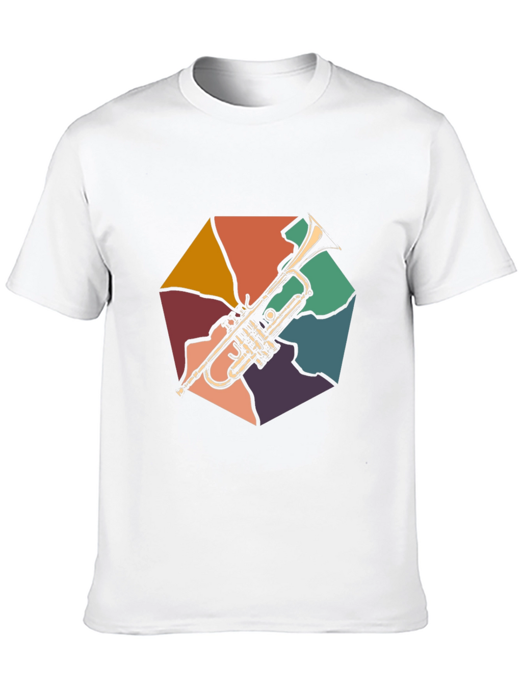 Trumpet Retro T-Shirt - Black