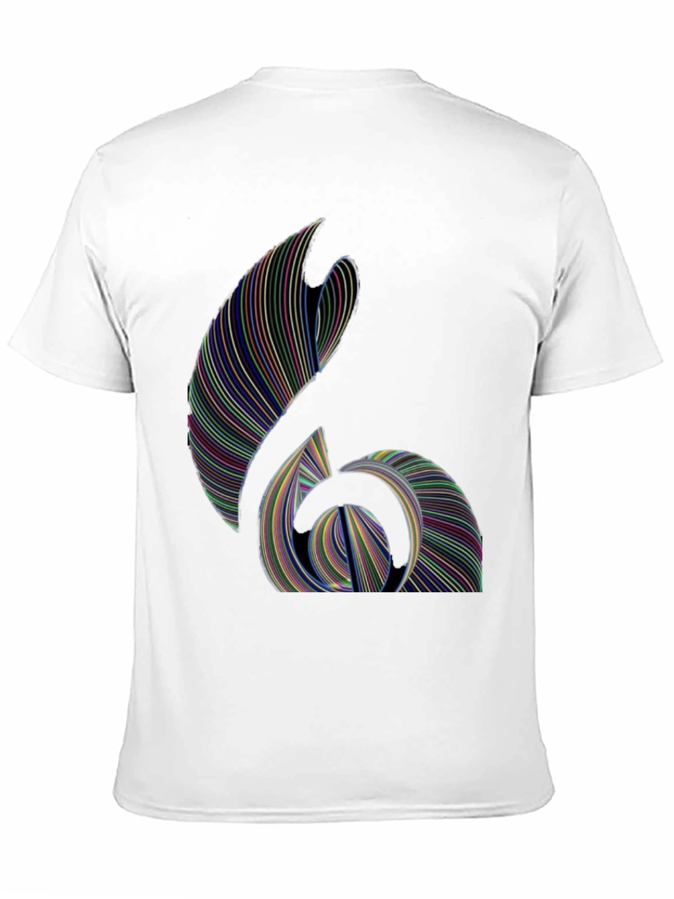 Abstract Line Art Graphic T-Shirt