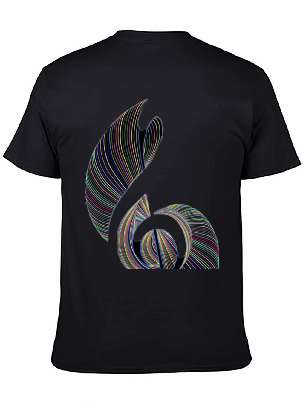 Abstract Line Art Graphic T-Shirt