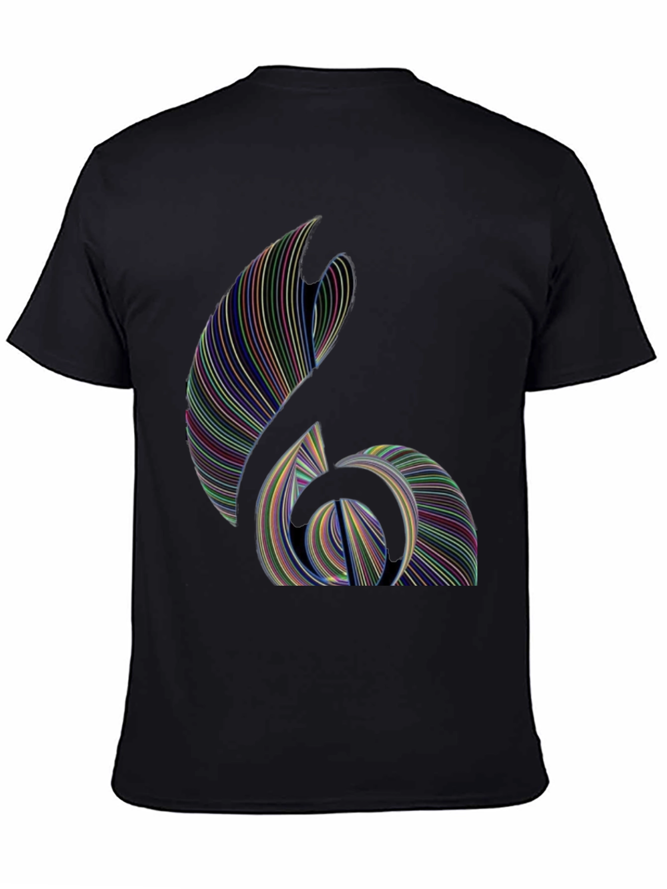 Abstract Line Art Graphic T-Shirt