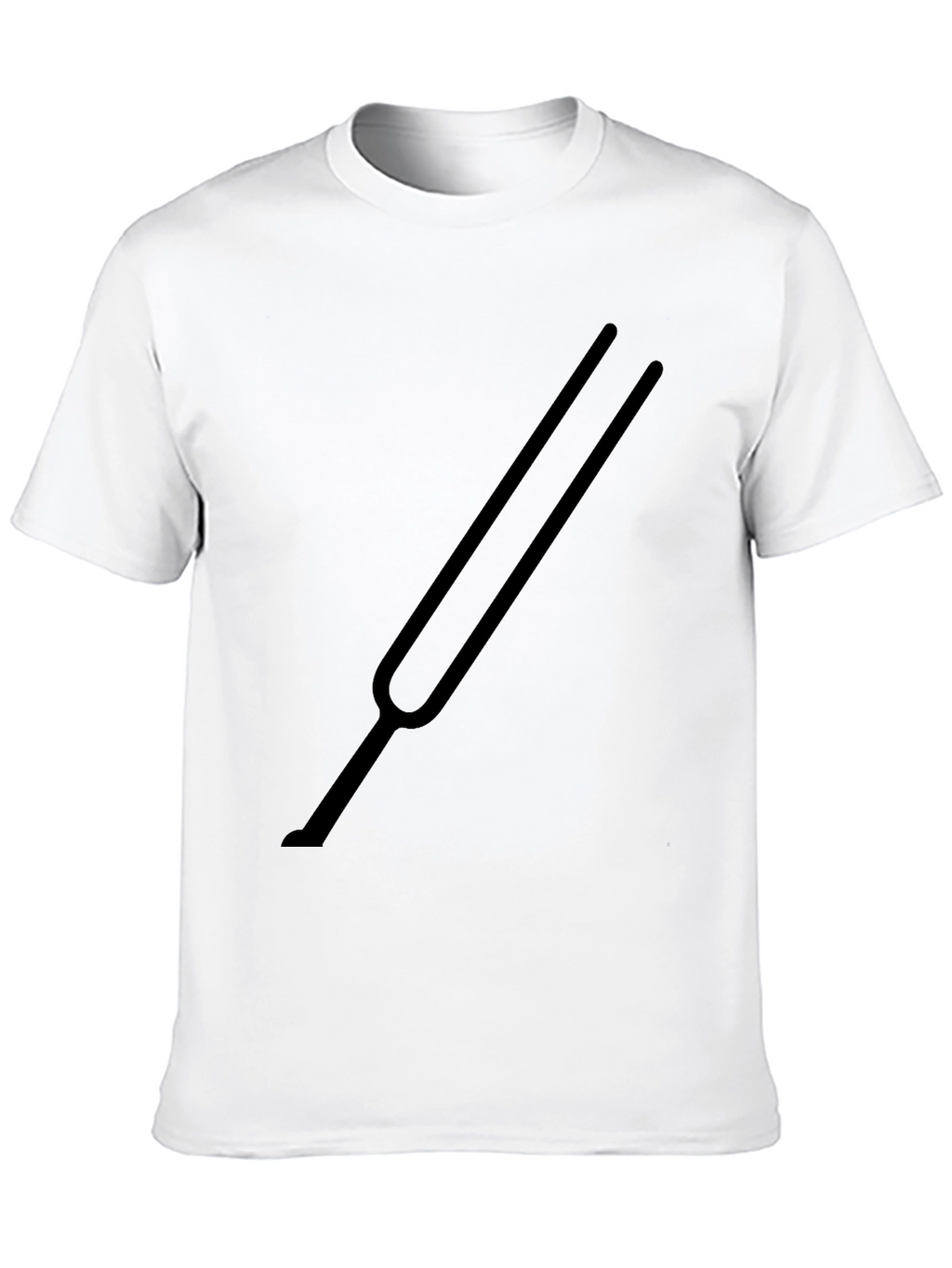 Tuning Fork Graphic Black T-Shirt