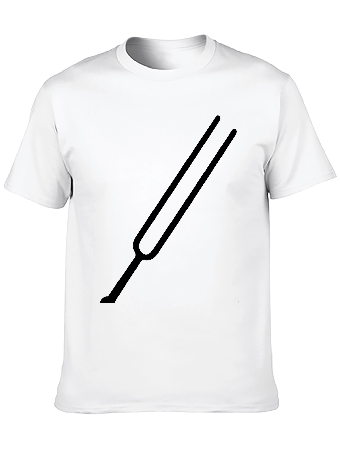 Tuning Fork Graphic Black T-Shirt