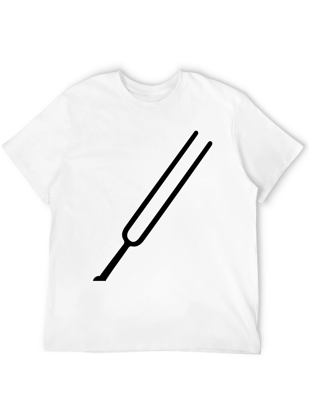 Tuning Fork Graphic Black T-Shirt