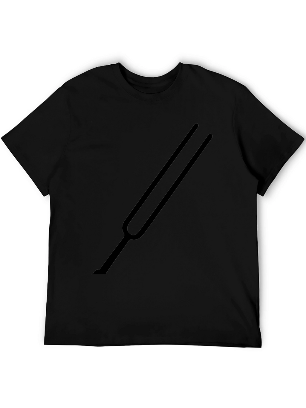 Tuning Fork Graphic Black T-Shirt