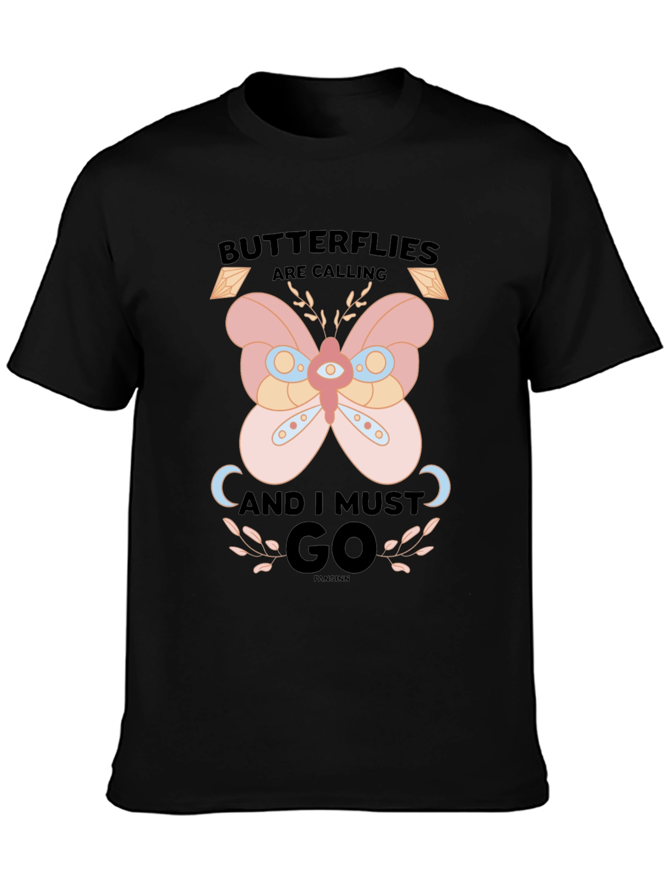 Butterfly Calling Graphic T-Shirt