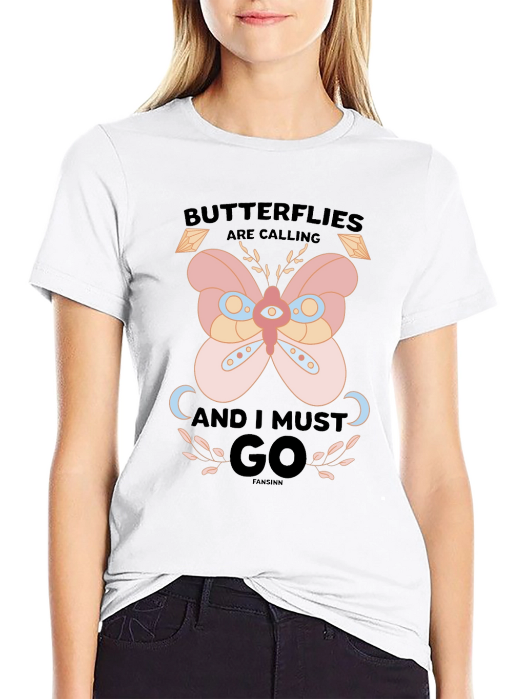 Butterfly Calling Graphic T-Shirt