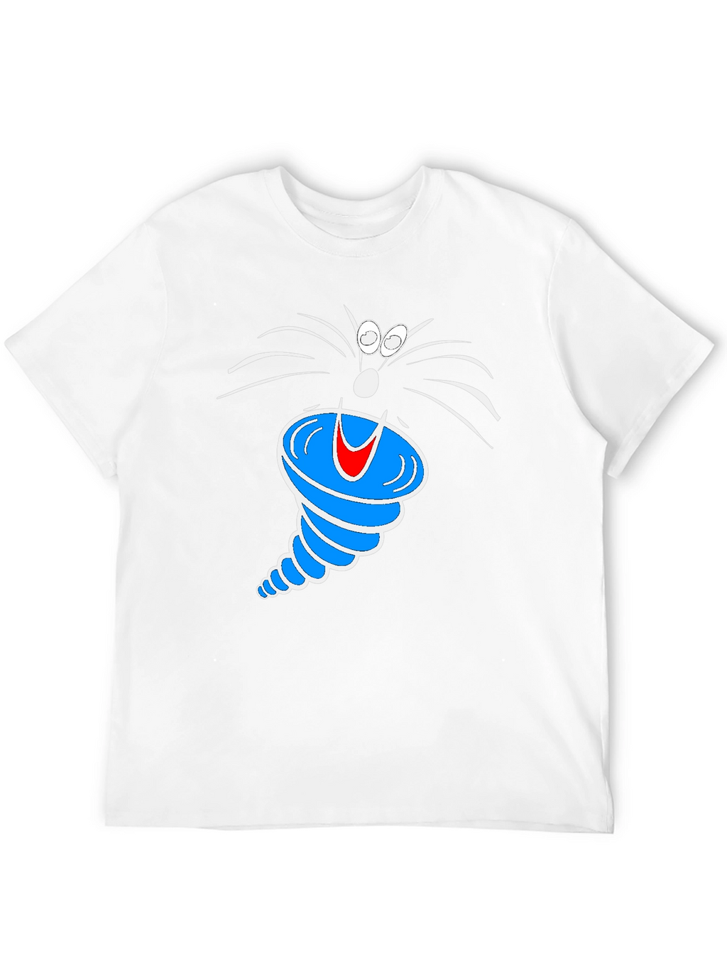 Cartoon Tornado Graphic T-Shirt