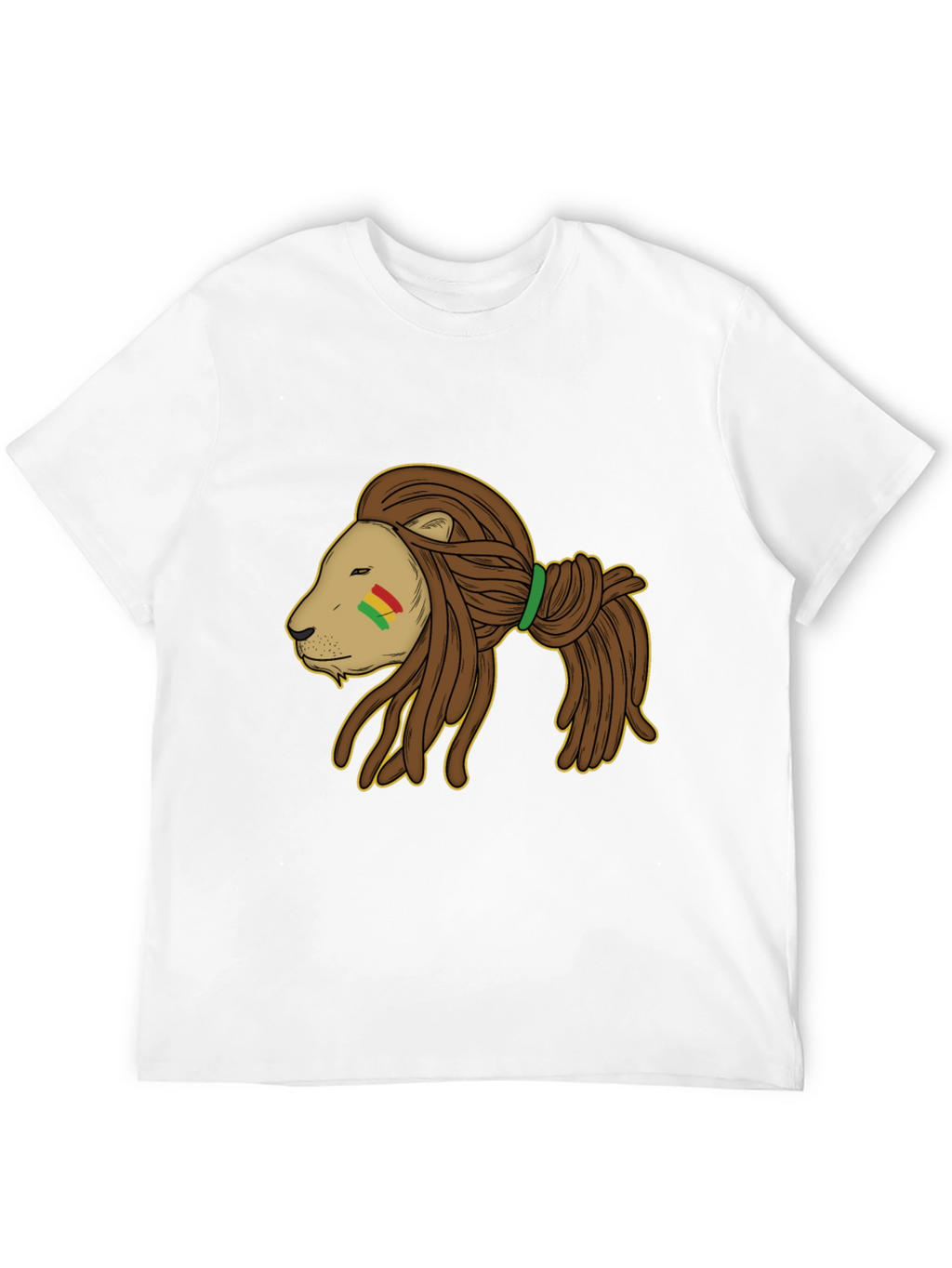 Rasta Lion Black T-Shirt