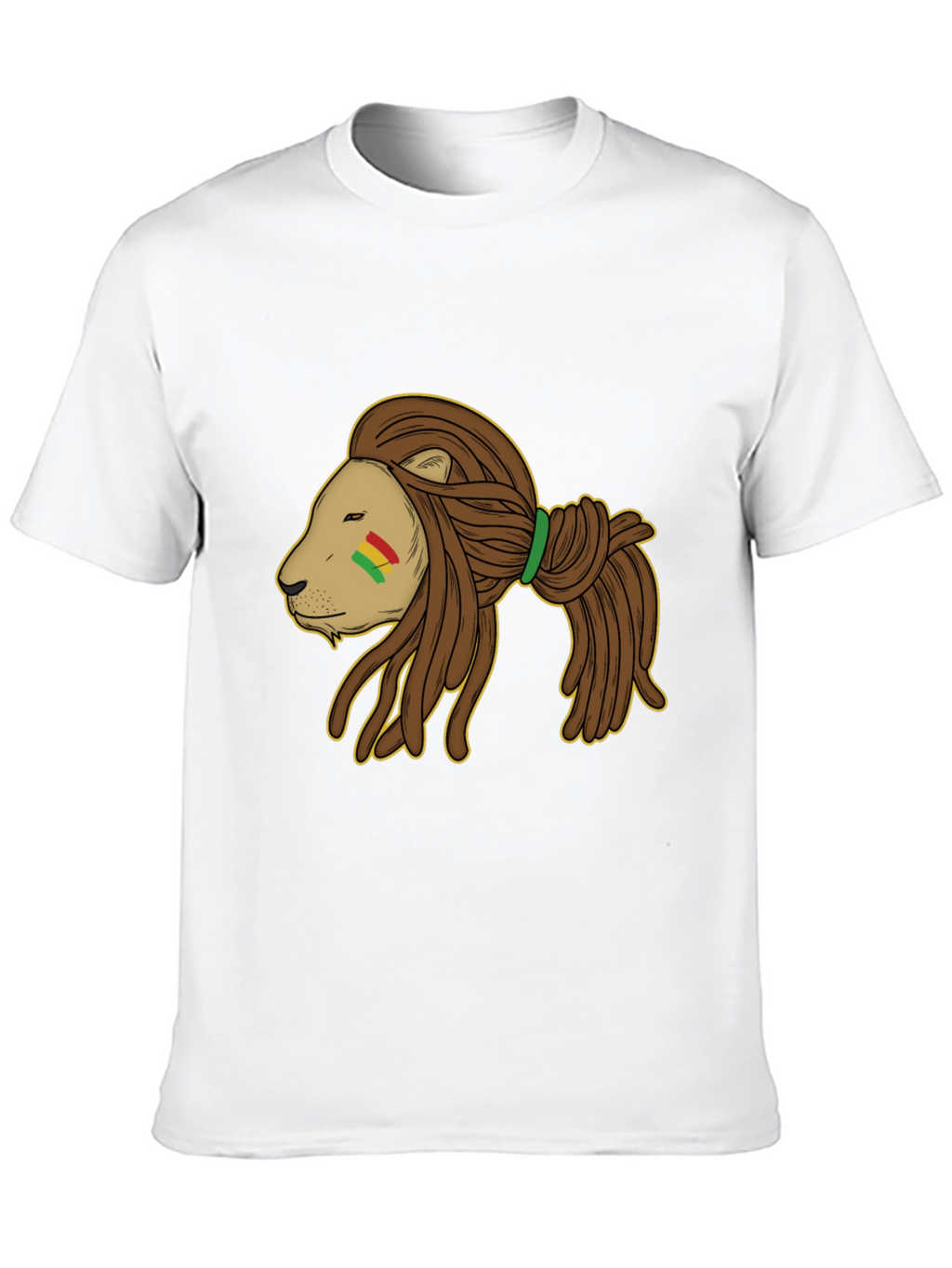 Rasta Lion Black T-Shirt