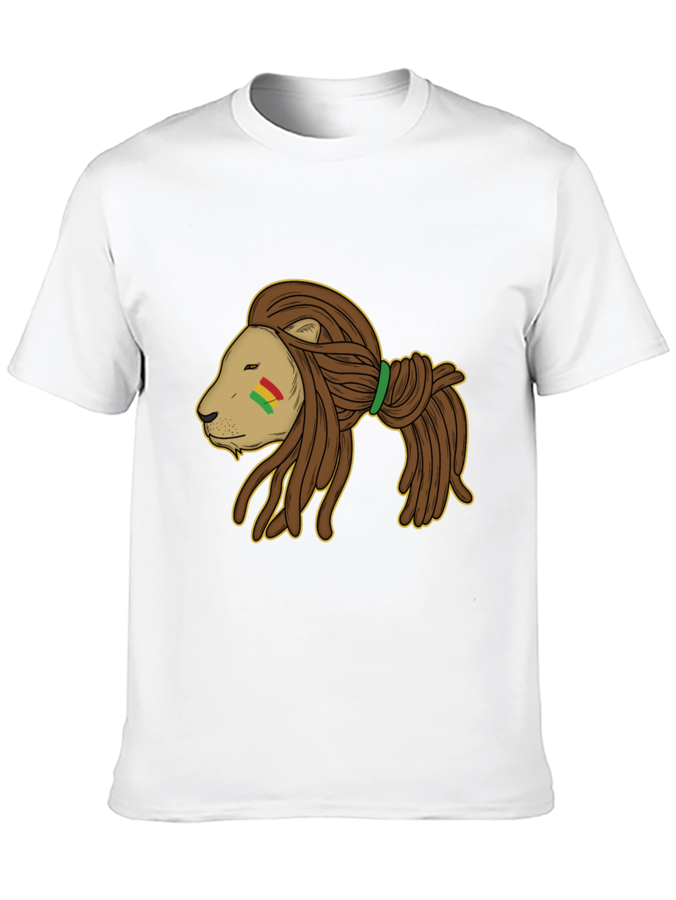 Rasta Lion Black T-Shirt