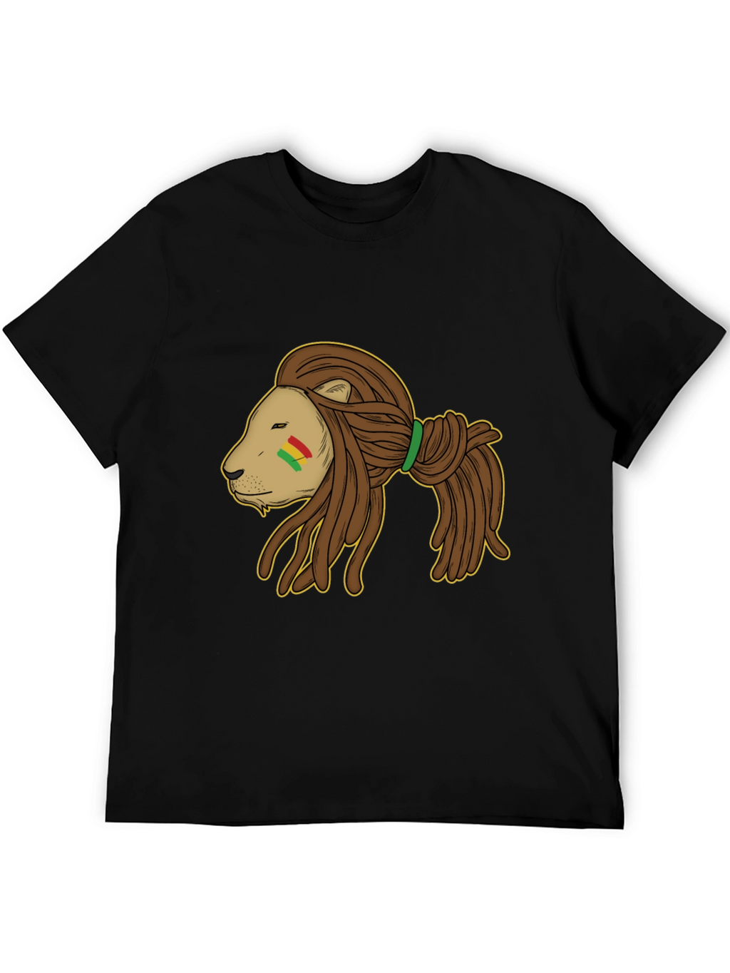 Rasta Lion Black T-Shirt