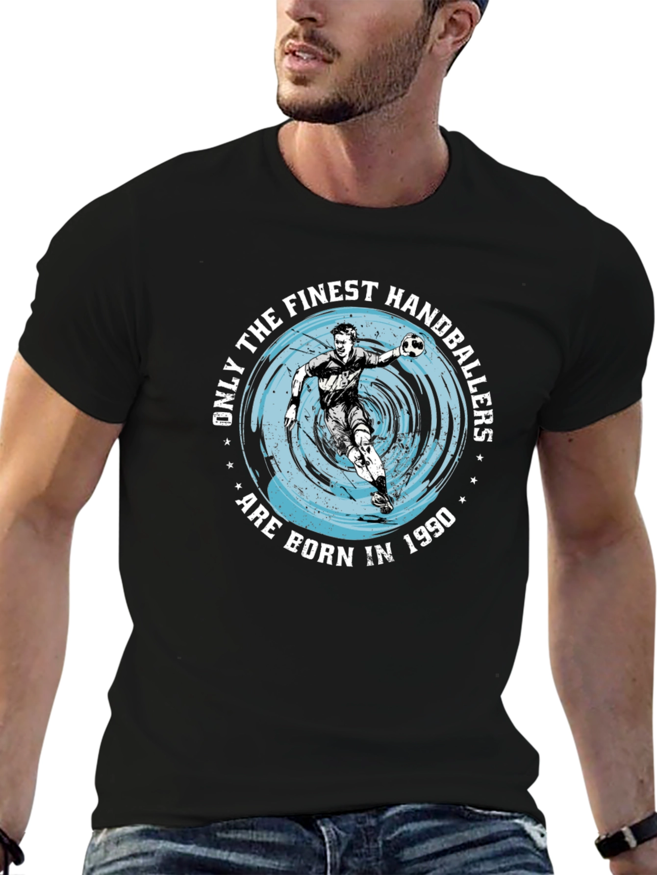 Finest Handballers Born in 1990 Graphic T-Shirt