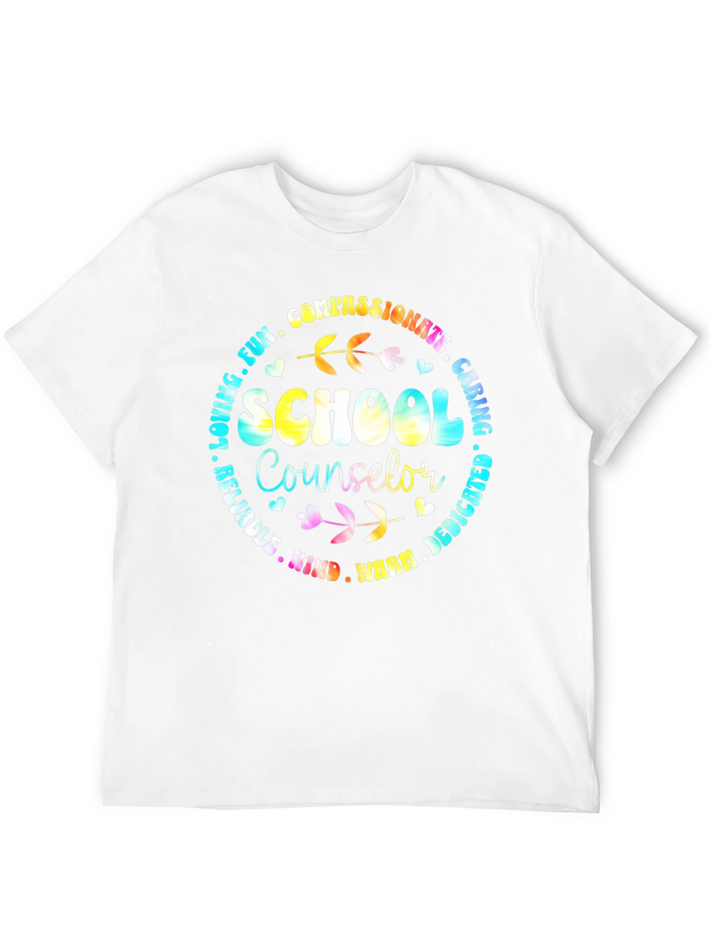 School Counselor T-Shirt Compassionate Caring Tee