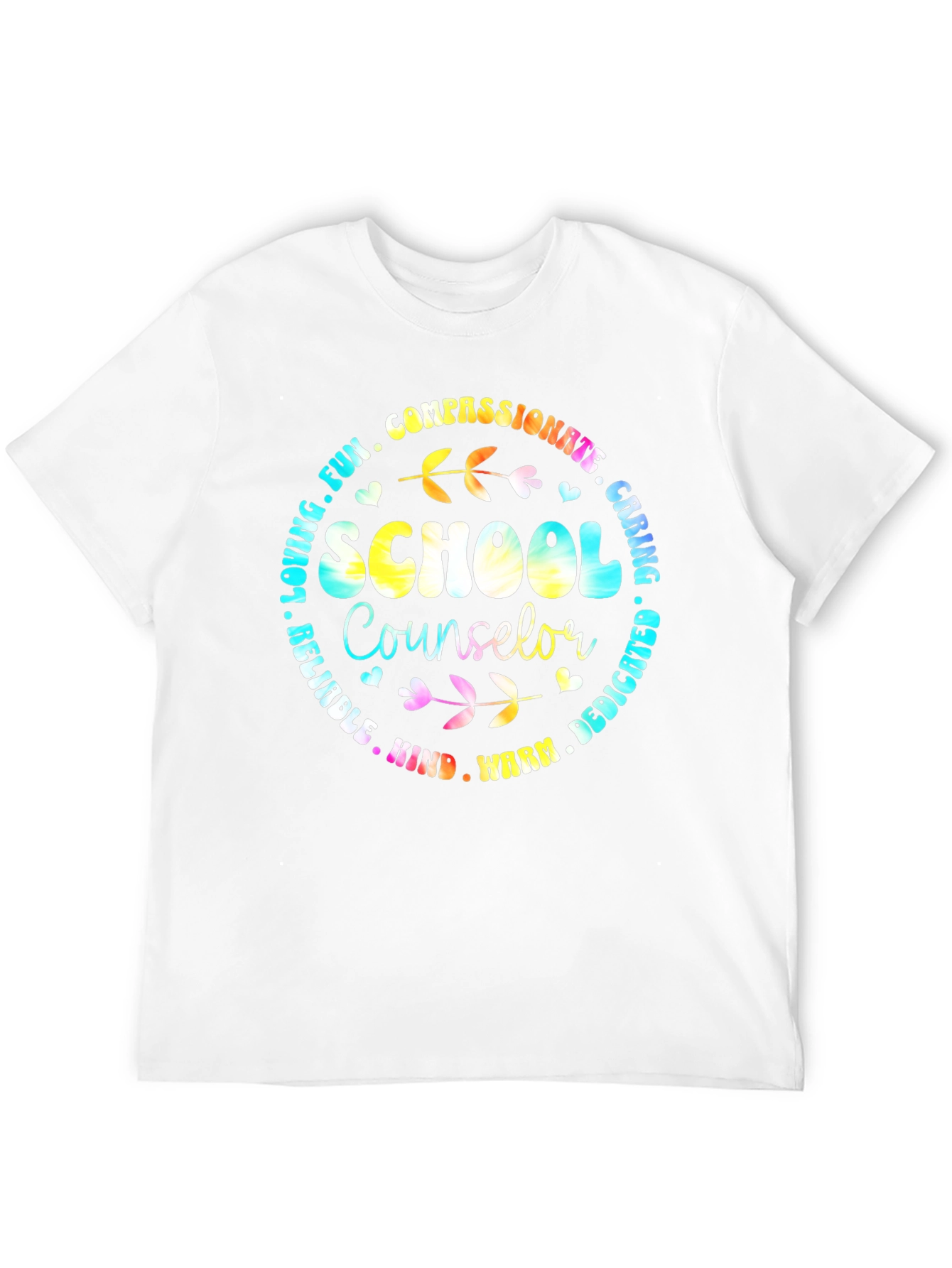 School Counselor T-Shirt Compassionate Caring Tee