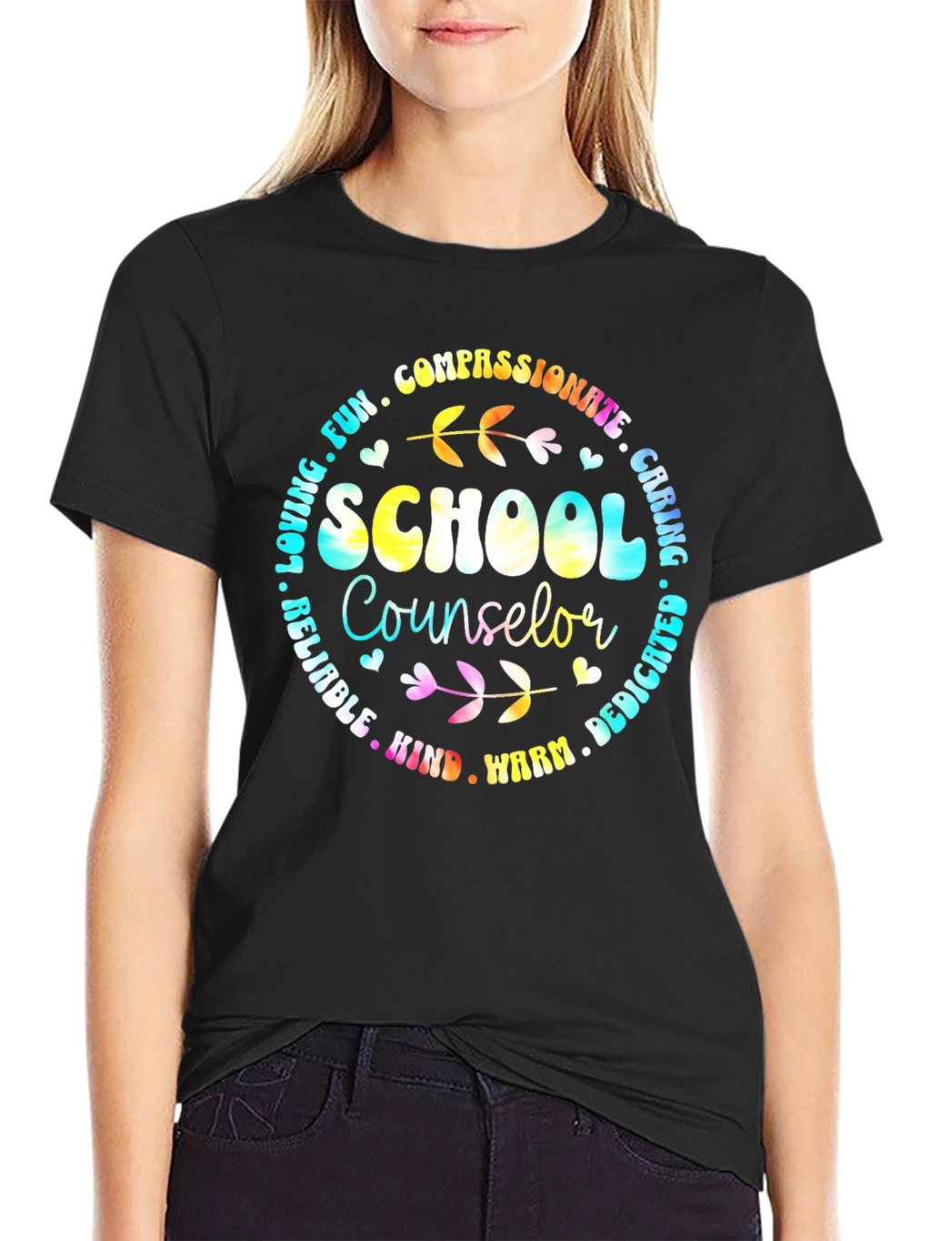 School Counselor T-Shirt Compassionate Caring Tee