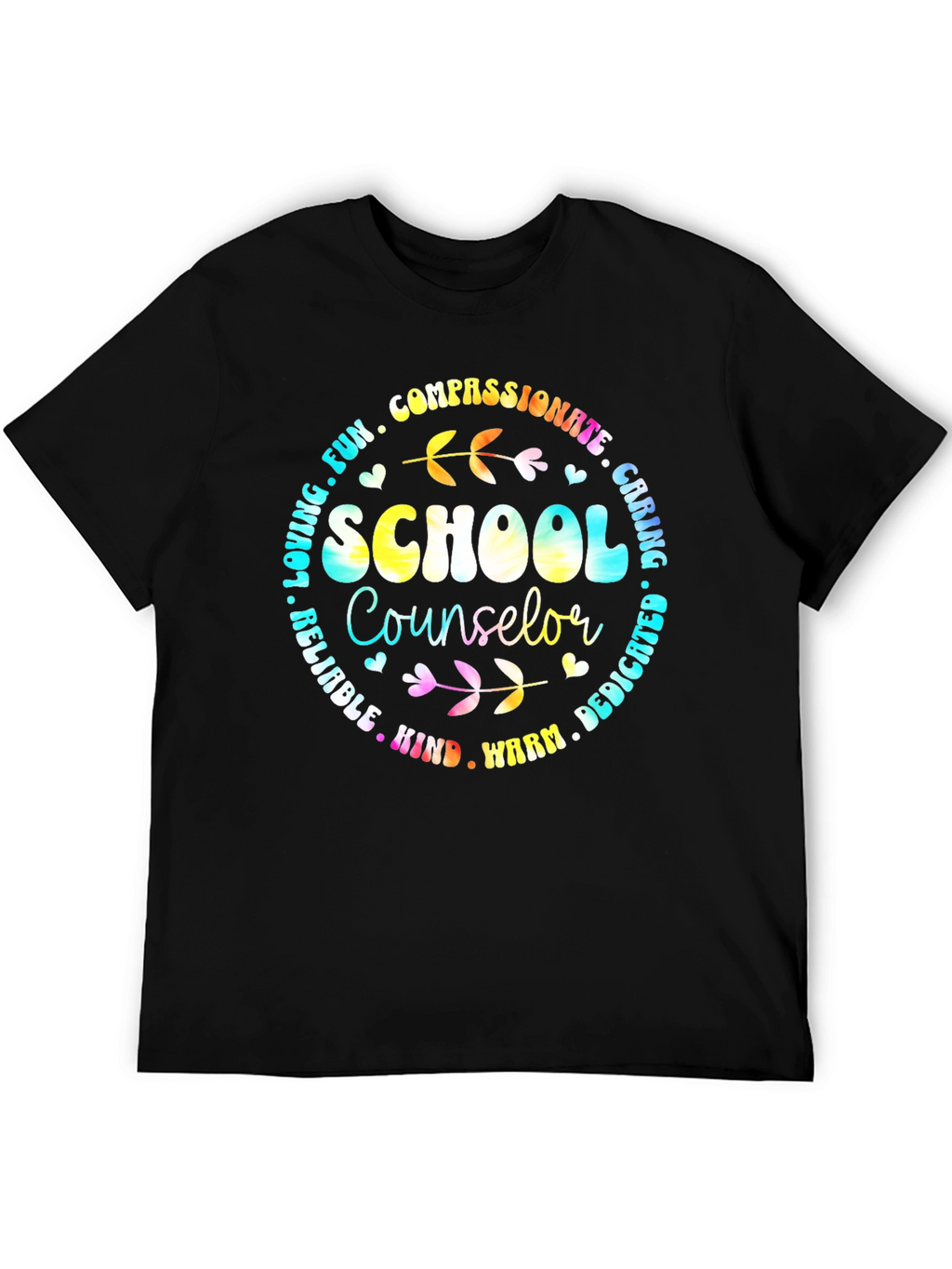 School Counselor T-Shirt Compassionate Caring Tee