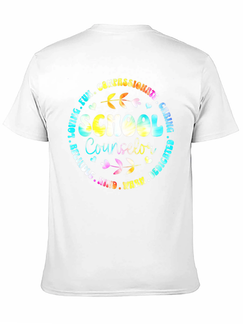 School Counselor T-Shirt Compassionate Caring Tee
