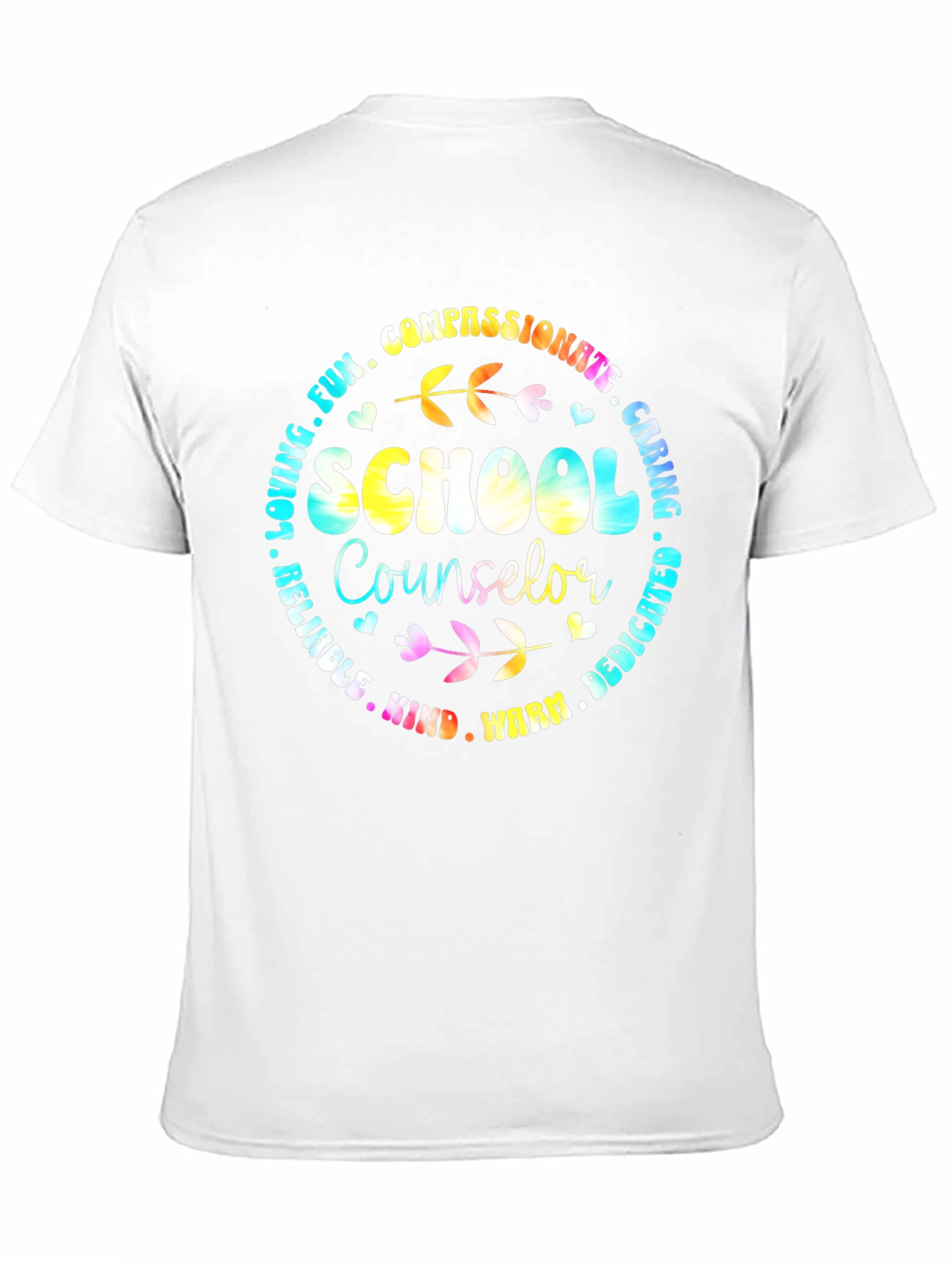 School Counselor T-Shirt Compassionate Caring Tee