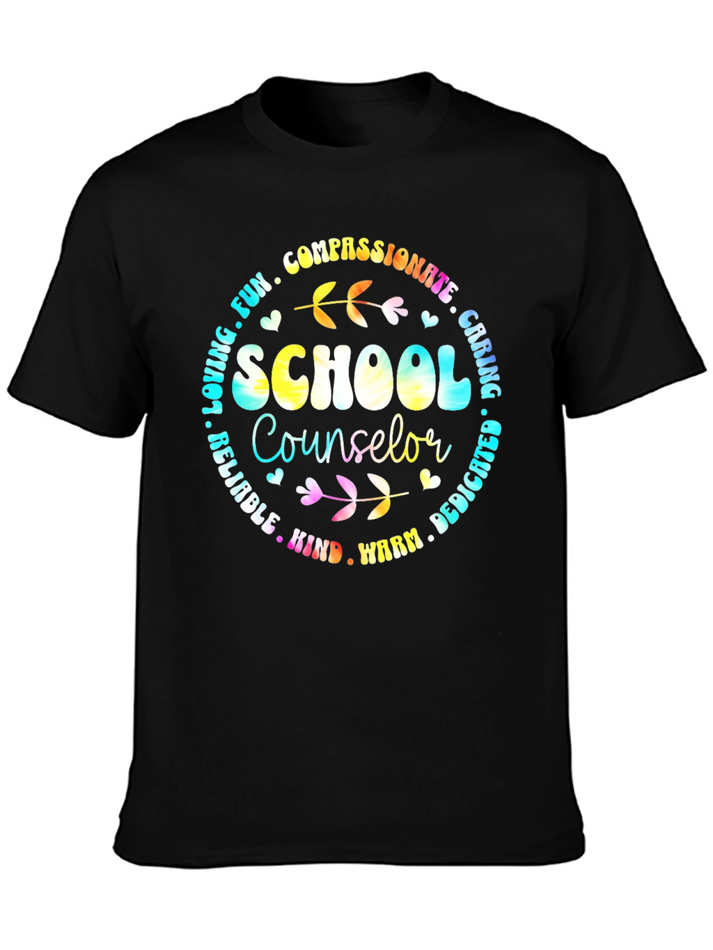 School Counselor T-Shirt Compassionate Caring Tee