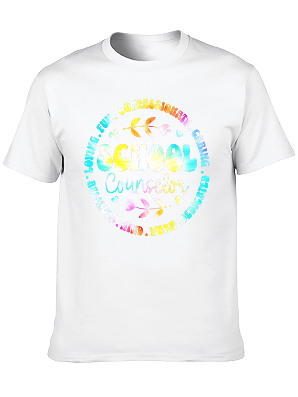 School Counselor T-Shirt Compassionate Caring Tee