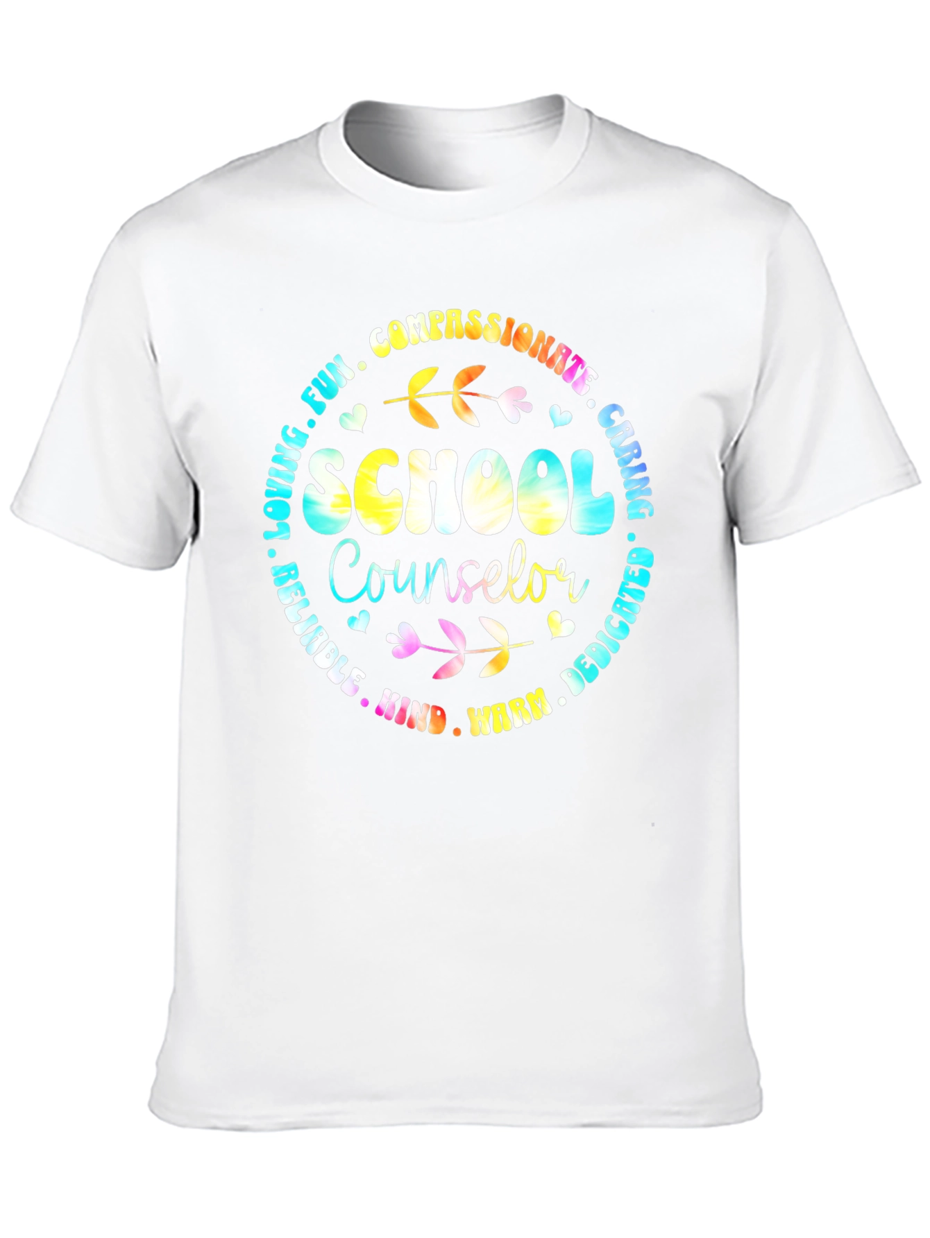 School Counselor T-Shirt Compassionate Caring Tee