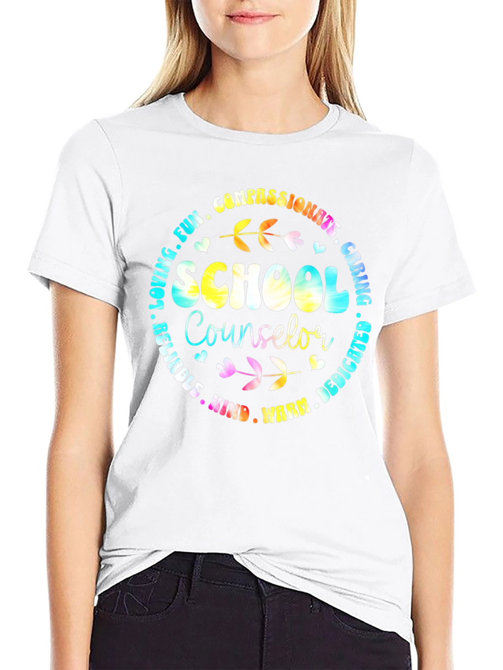 School Counselor T-Shirt Compassionate Caring Tee