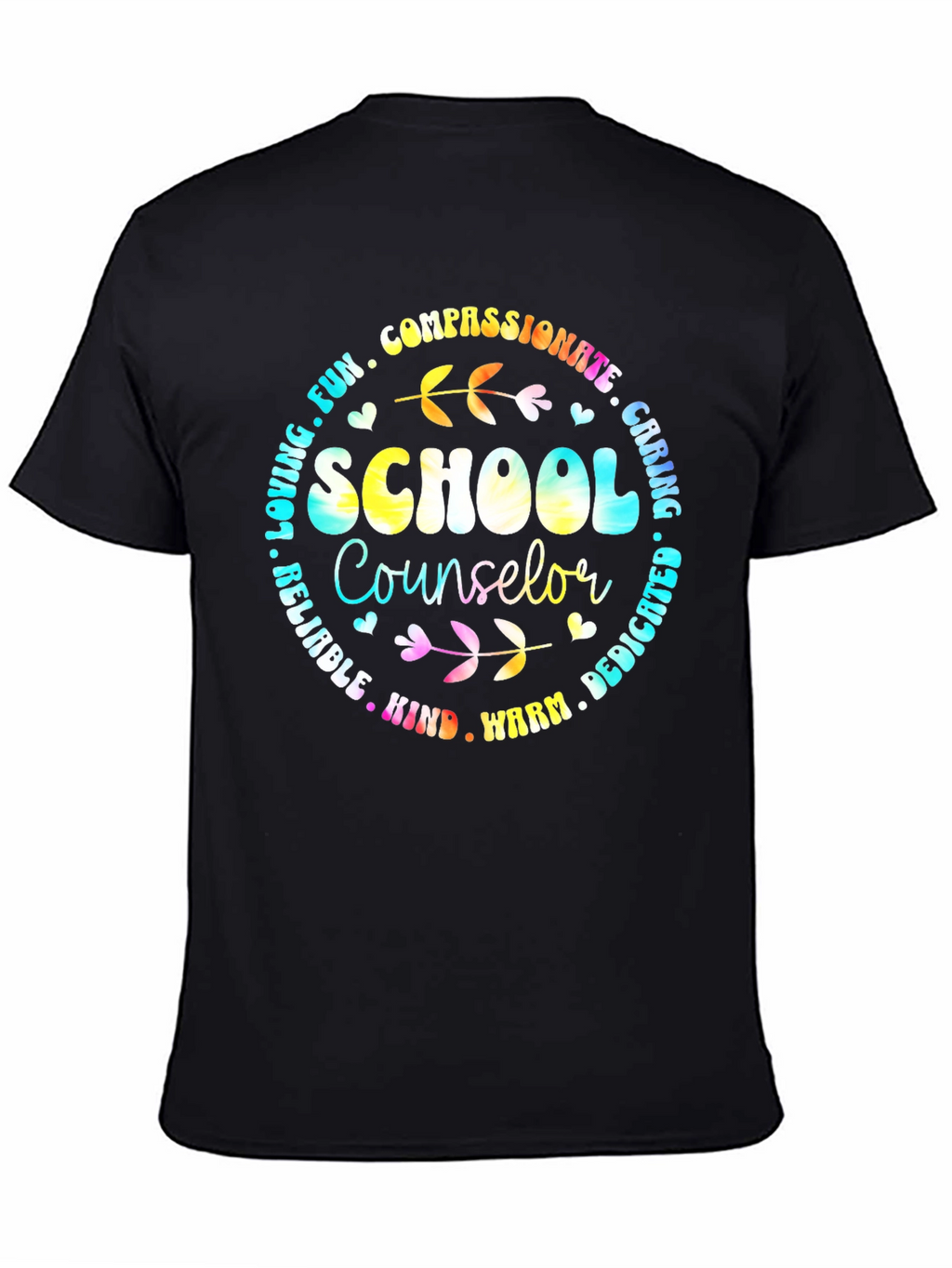 School Counselor T-Shirt Compassionate Caring Tee