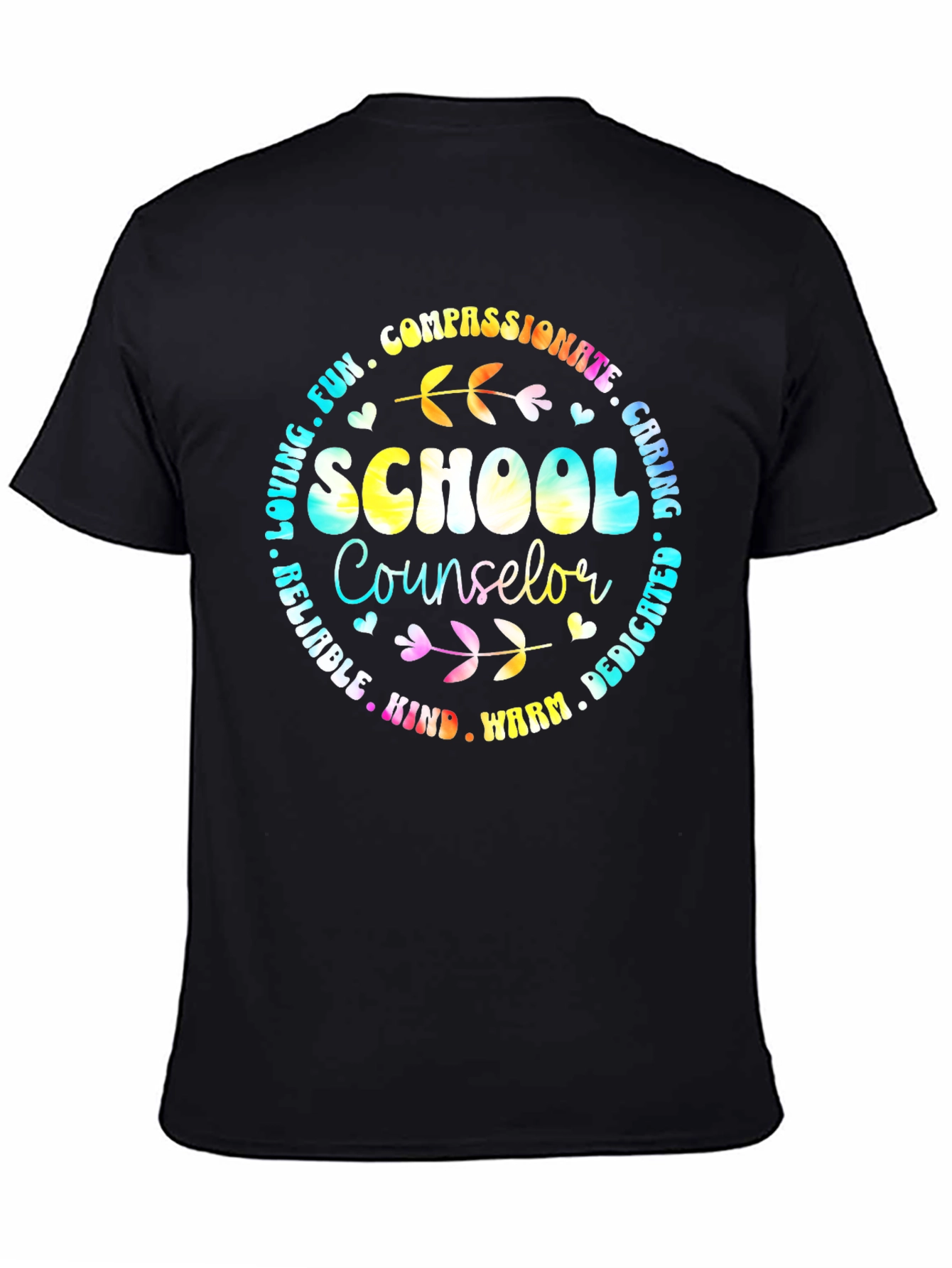 School Counselor T-Shirt Compassionate Caring Tee