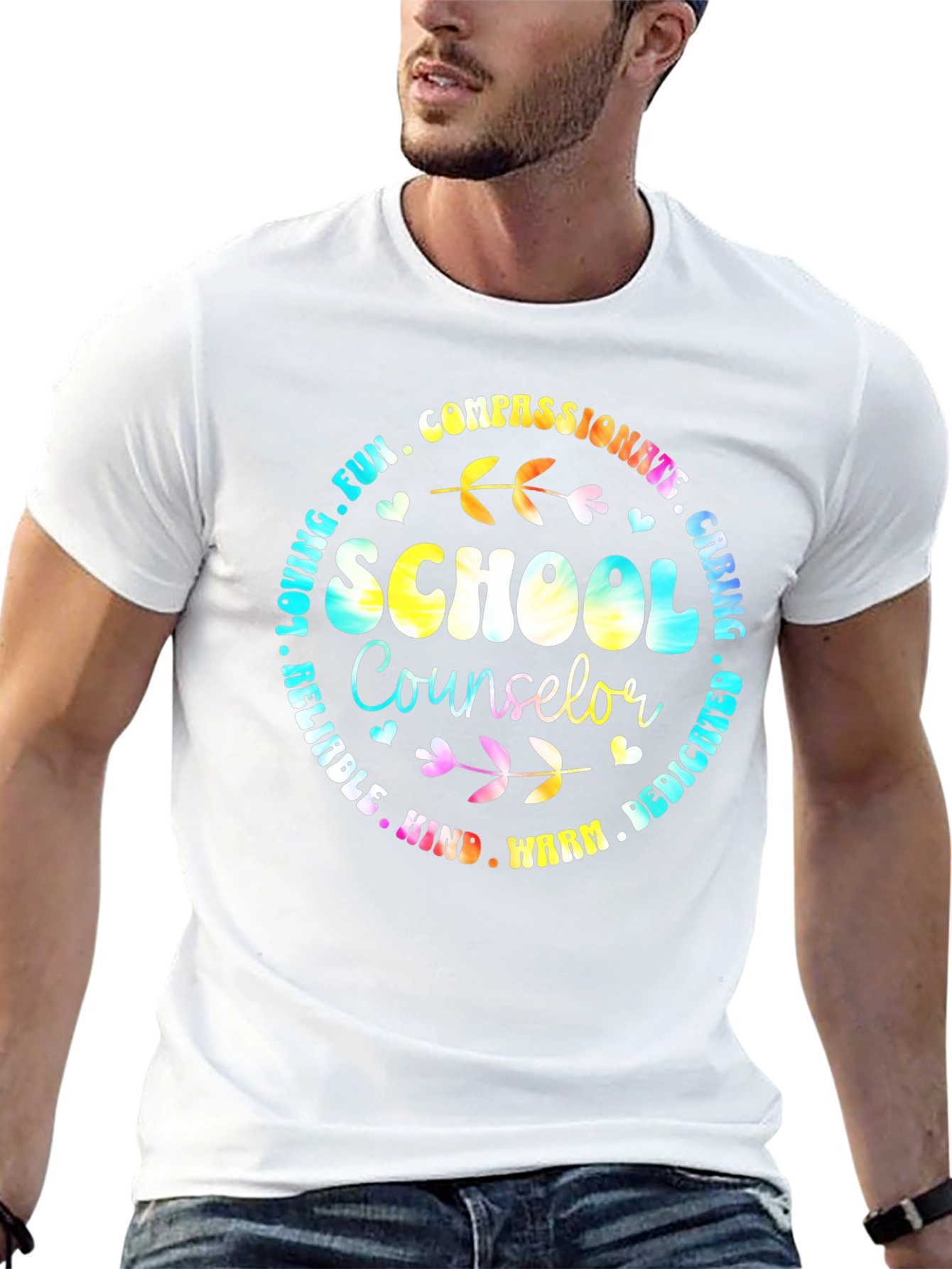 School Counselor T-Shirt Compassionate Caring Tee