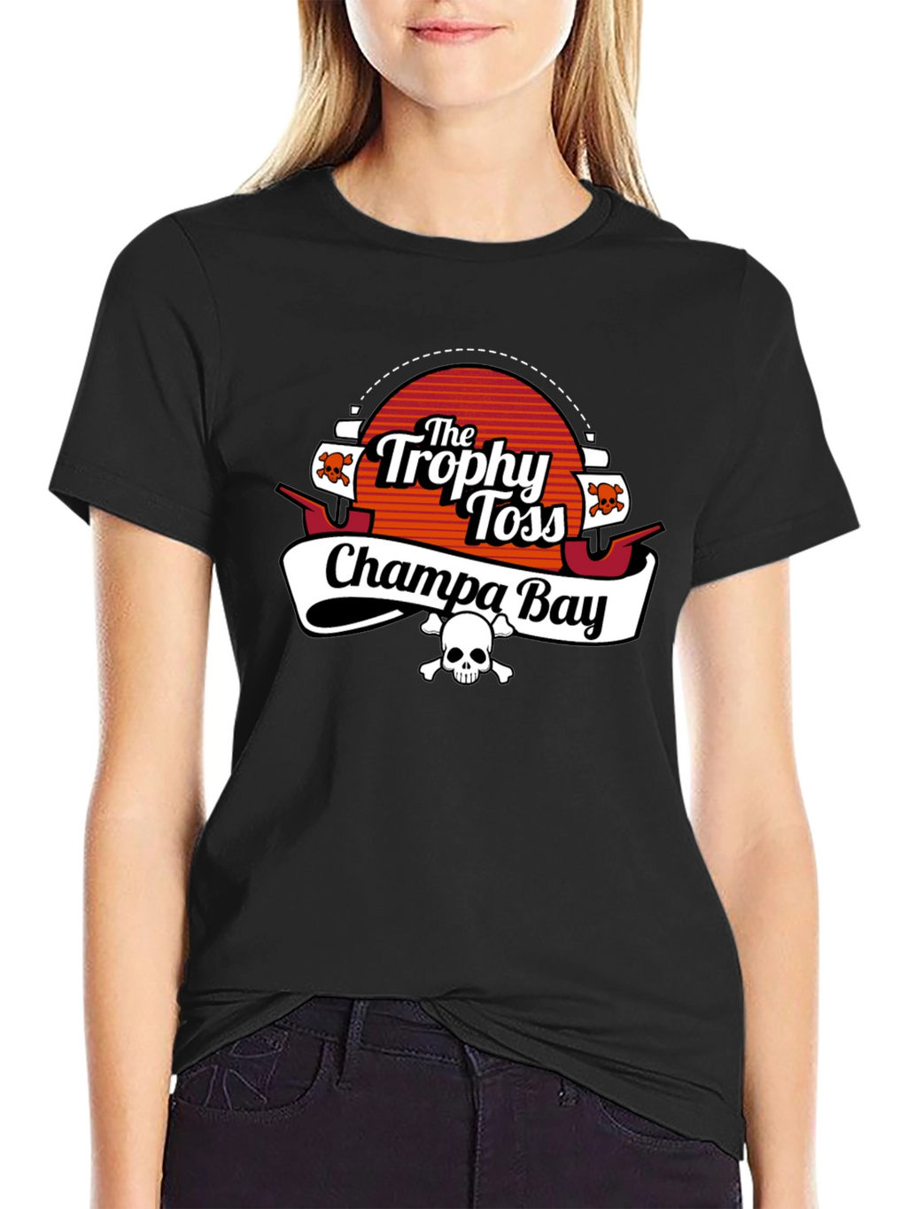 The Trophy Toss Champa Bay Black T-Shirt