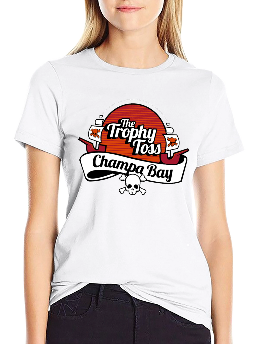 The Trophy Toss Champa Bay Black T-Shirt