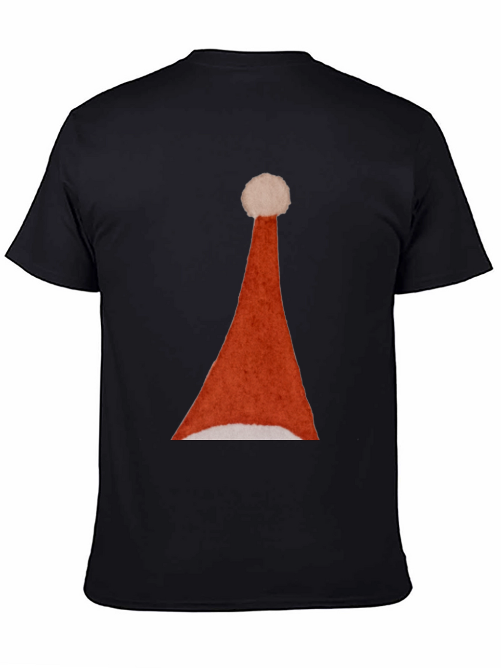 Santa Hat Graphic Tee - Holiday Festive T-Shirt