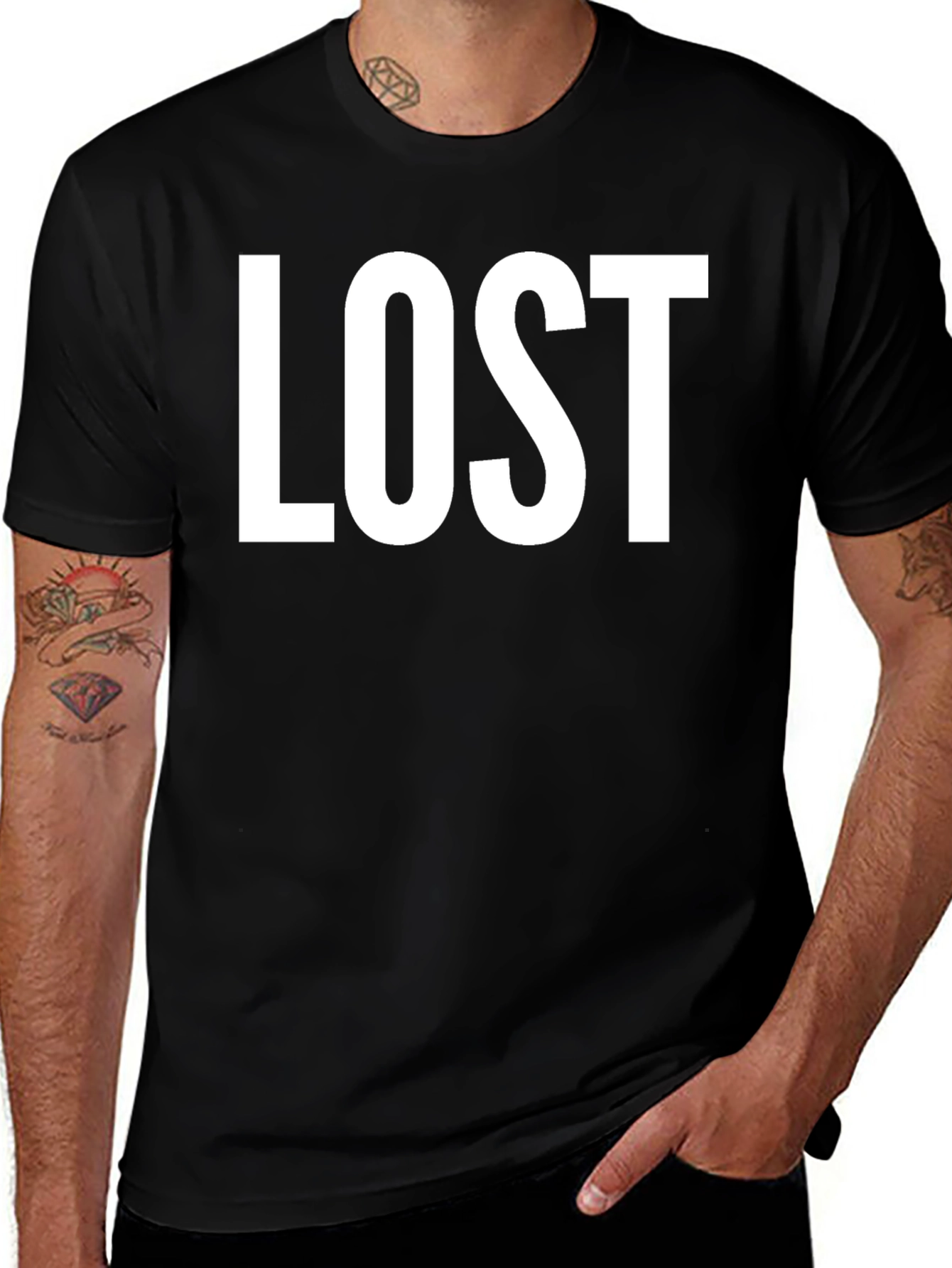 Lost Graphic Tee - Mens Fashion T-Shirt