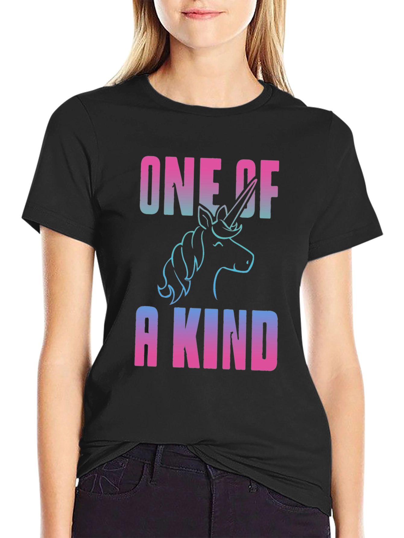 One of a Kind Unicorn Graphic T-Shirt