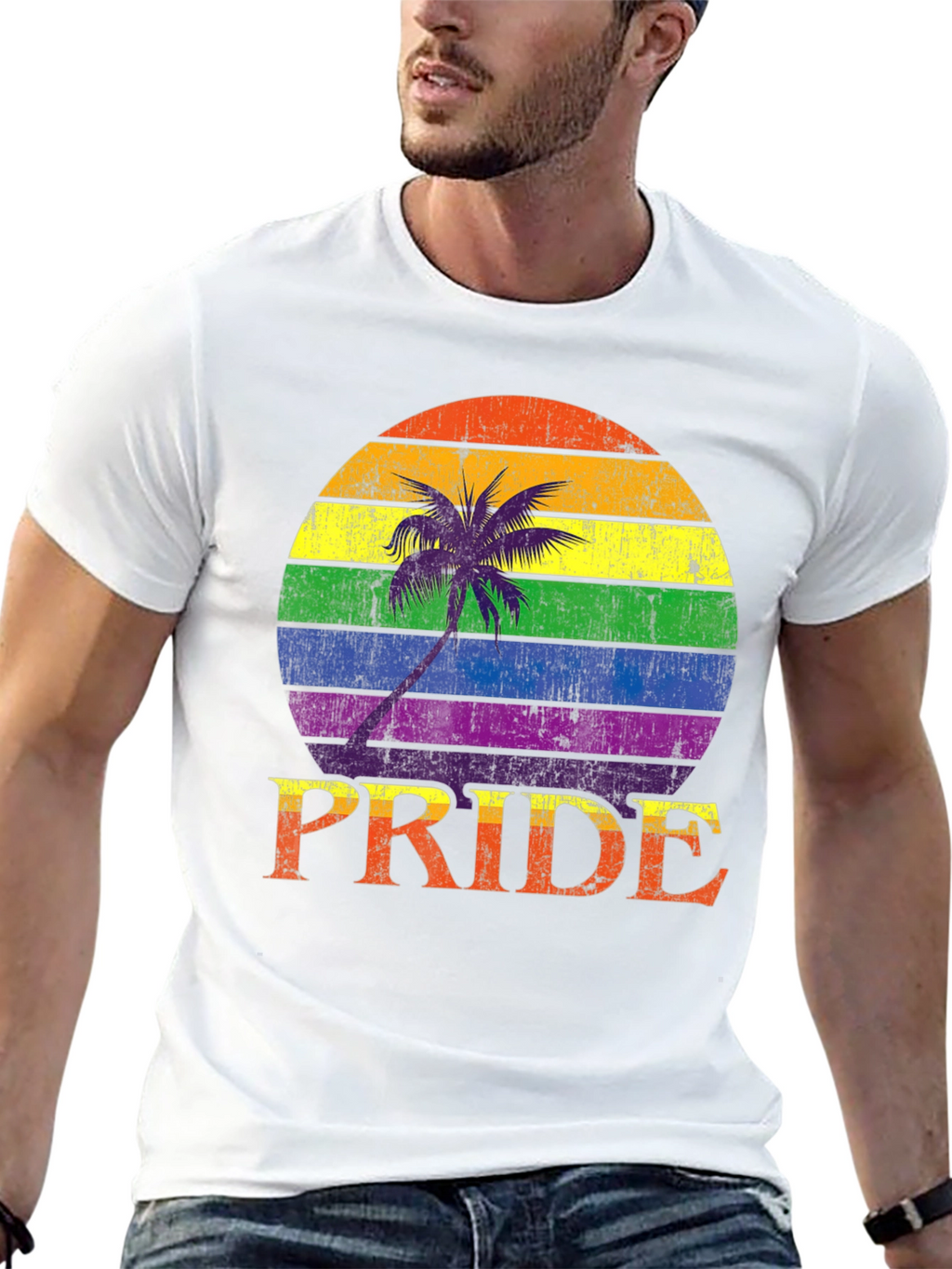 Pride Rainbow Palm T-Shirt