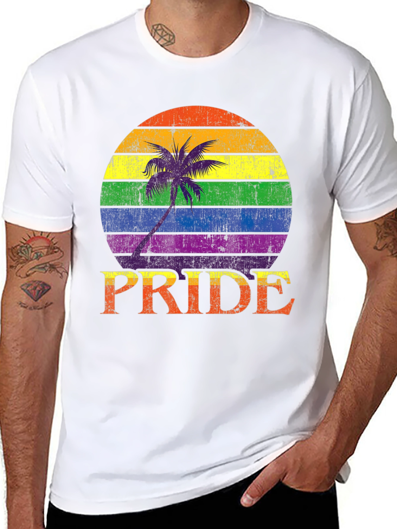 Pride Rainbow Palm T-Shirt