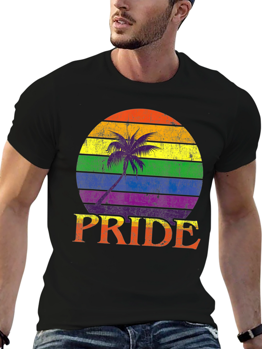 Pride Rainbow Palm T-Shirt