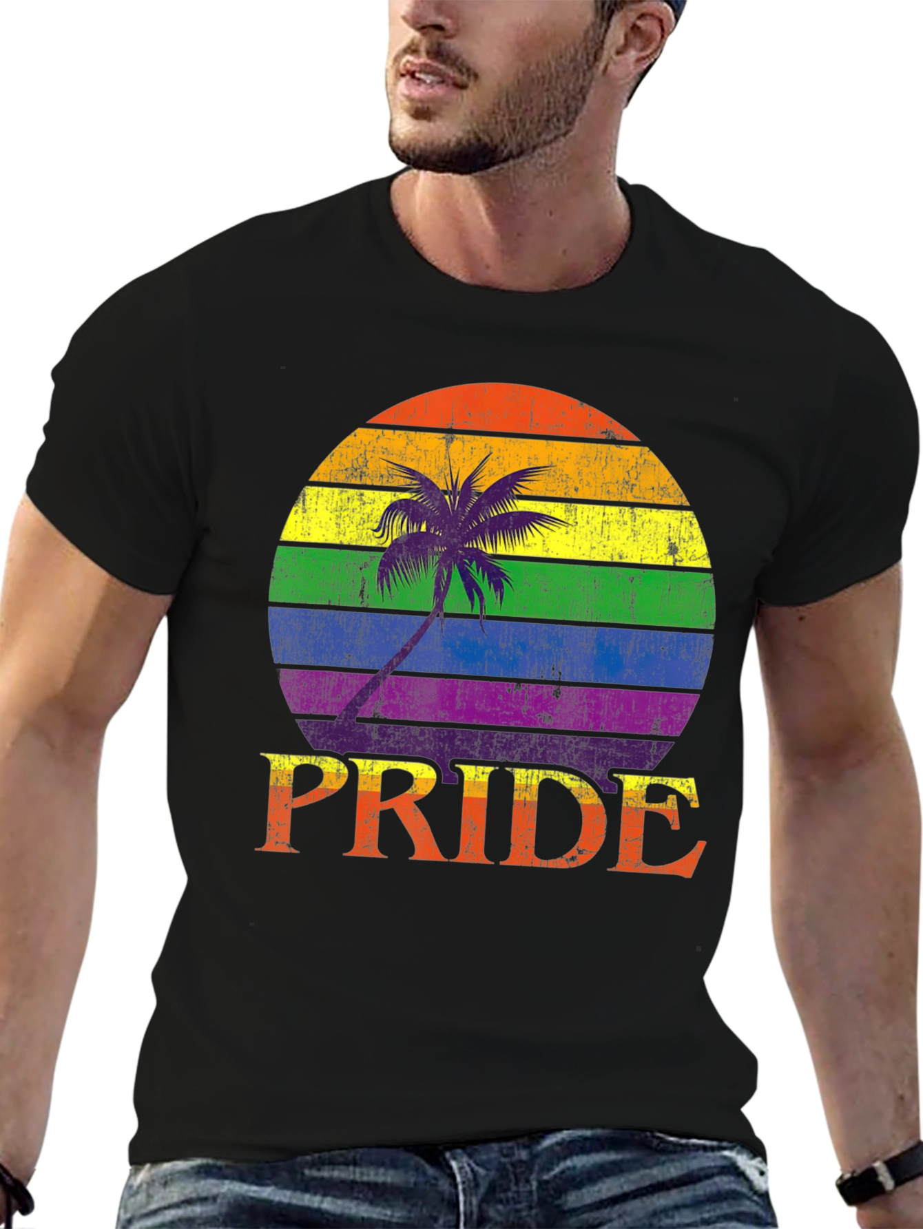 Pride Rainbow Palm T-Shirt