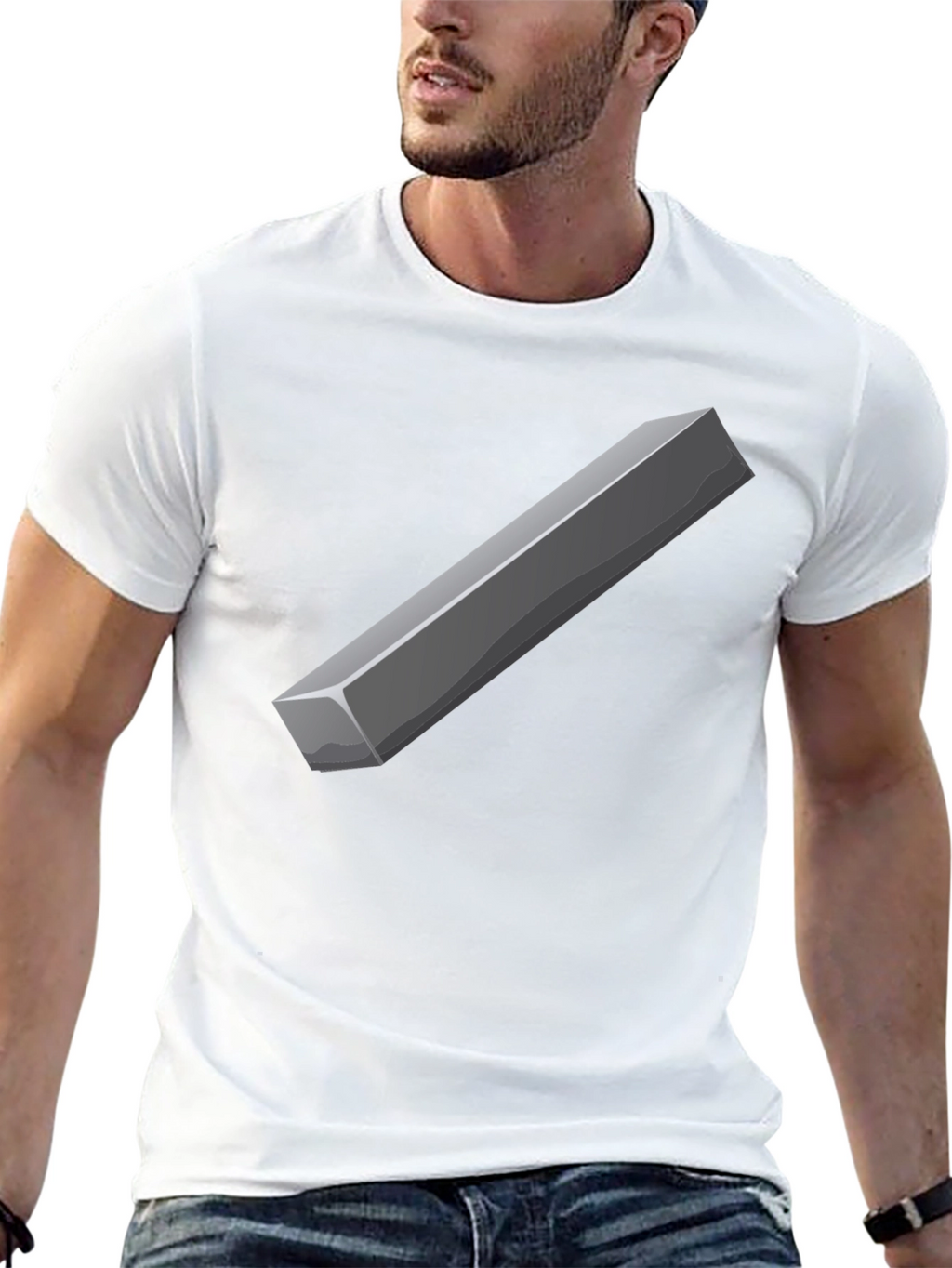 Geometric Block Graphic Tee - Cool Streetwear
